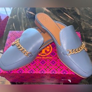 Tory Burch Mini Benton loafer slide with charm